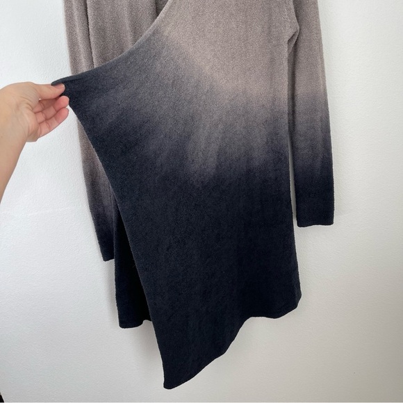 Barefoot Dreams Chic Lite Calypso Wrap Cardigan Pewter And Midnight Size S/M - Picture 5 of 11